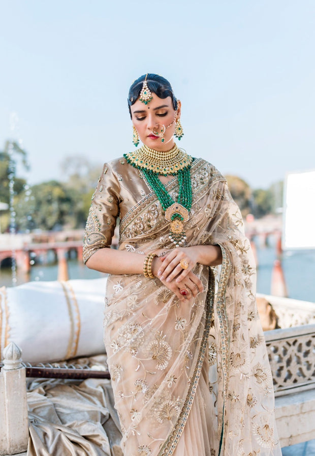 Premium Embellished Bridal Saree Dress for Wedding Online