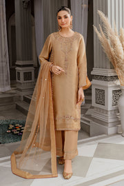 Premium Golden Embroidered Pakistani Salwar Kameez Dupatta