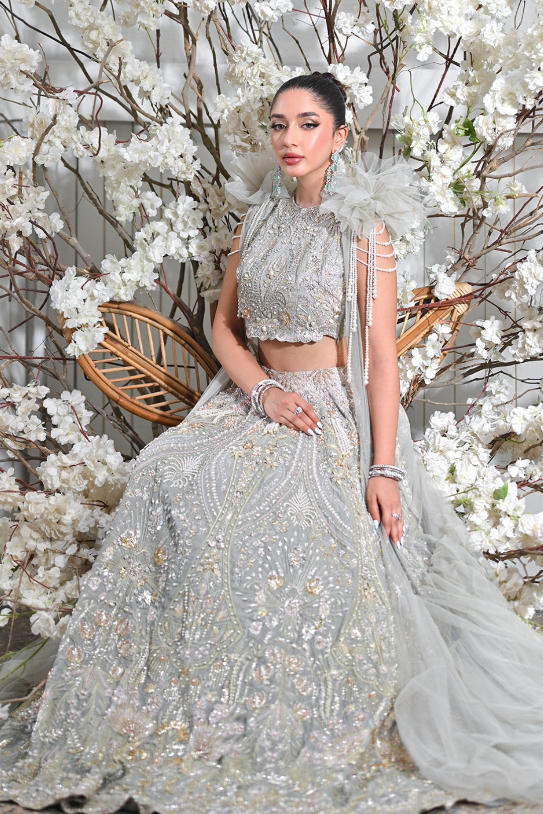 Premium Indian Wedding Dress in Premium Lehenga Choli Style