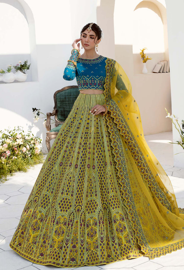 Premium Indian Wedding Lehenga Choli and Dupatta Dress