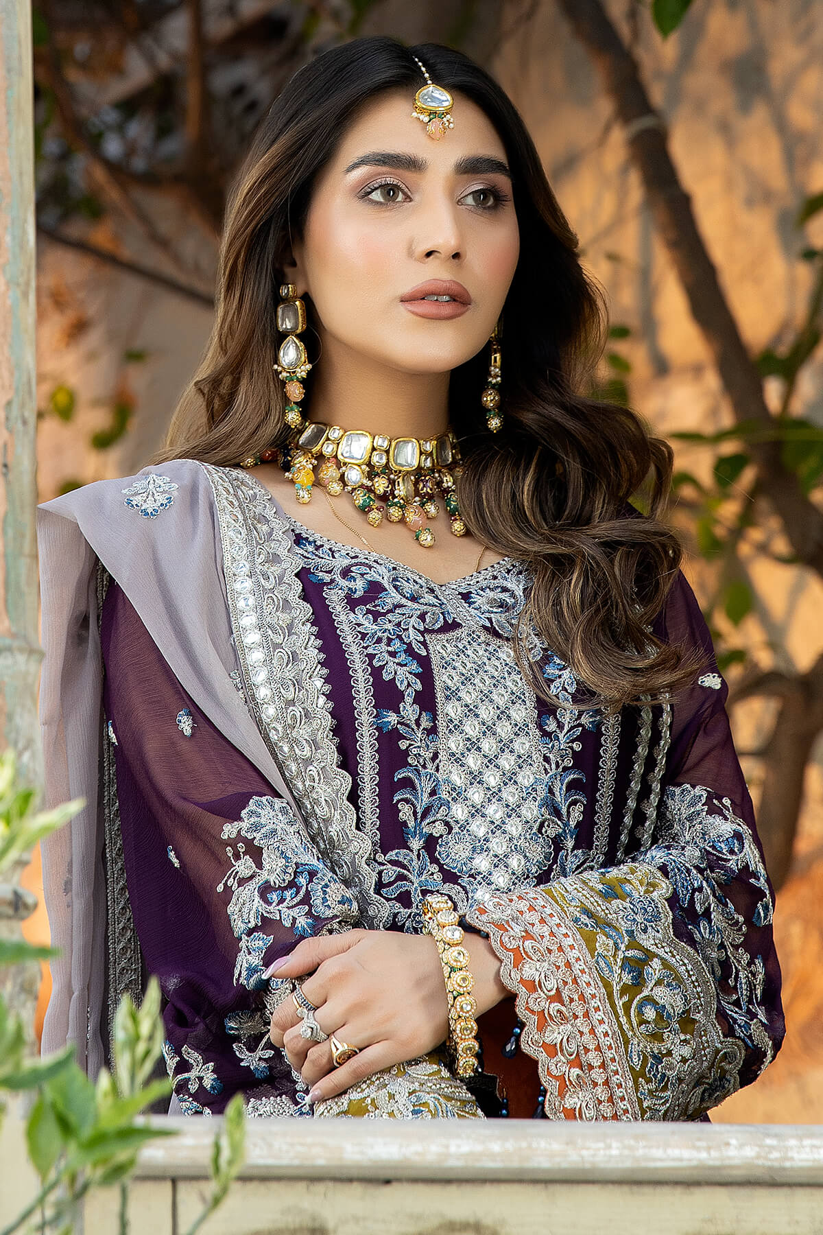 Premium Kameez Trouser Pakistani Embroidered Eid Dress – Nameera by Farooq