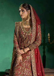 Premium Long Shirt and Lehenga Dupatta Pakistani Bridal Dress