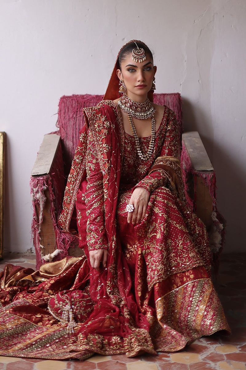 Premium Pakistani Bridal Dress in Kameez Lehenga Dupatta Style