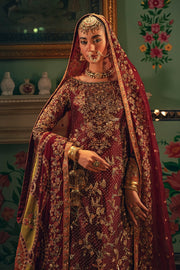 Premium Pakistani Bridal Dress in Kameez and Sharara Style