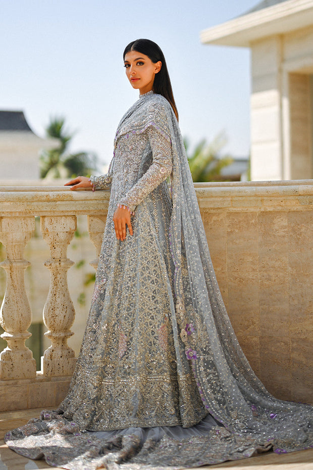 Premium Pakistani Bridal Dress in Lehenga Dupatta Gown Style