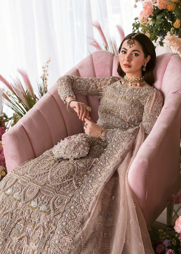 Premium Pakistani Bridal Dress in Pishwas Frock Style