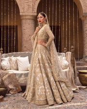 Premium Pakistani Bridal Outfit in Wedding Lehenga Choli Style
