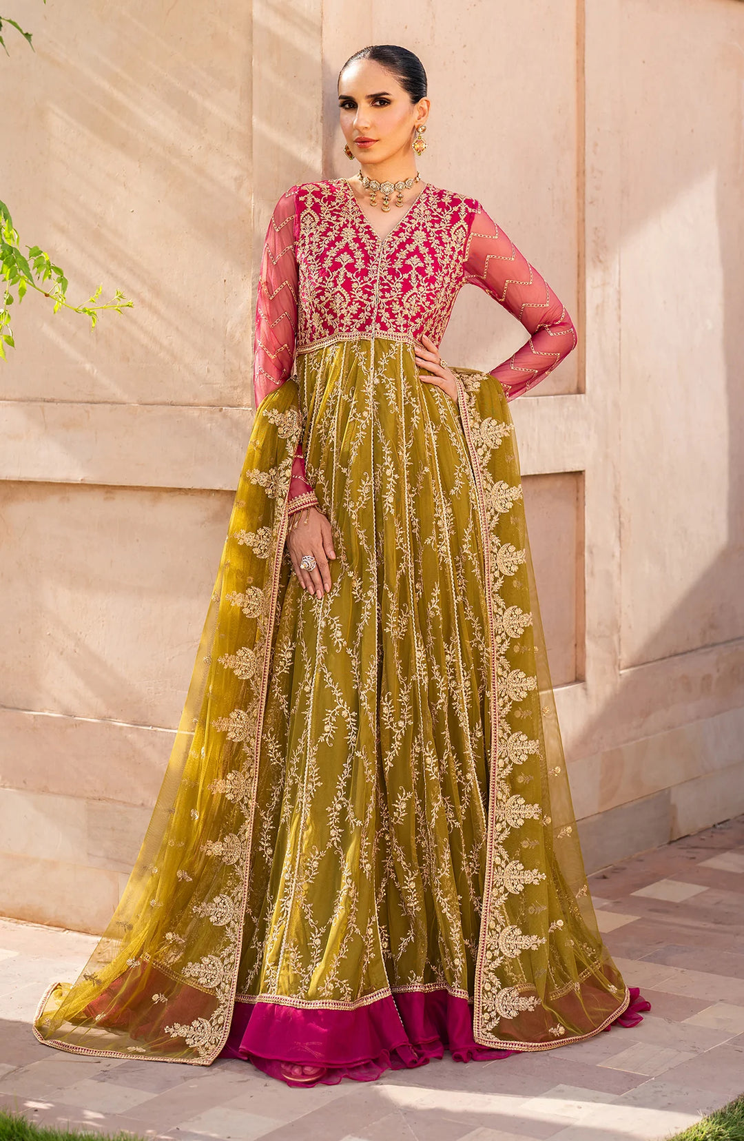 Premium Pakistani Party Dress in Frock Style