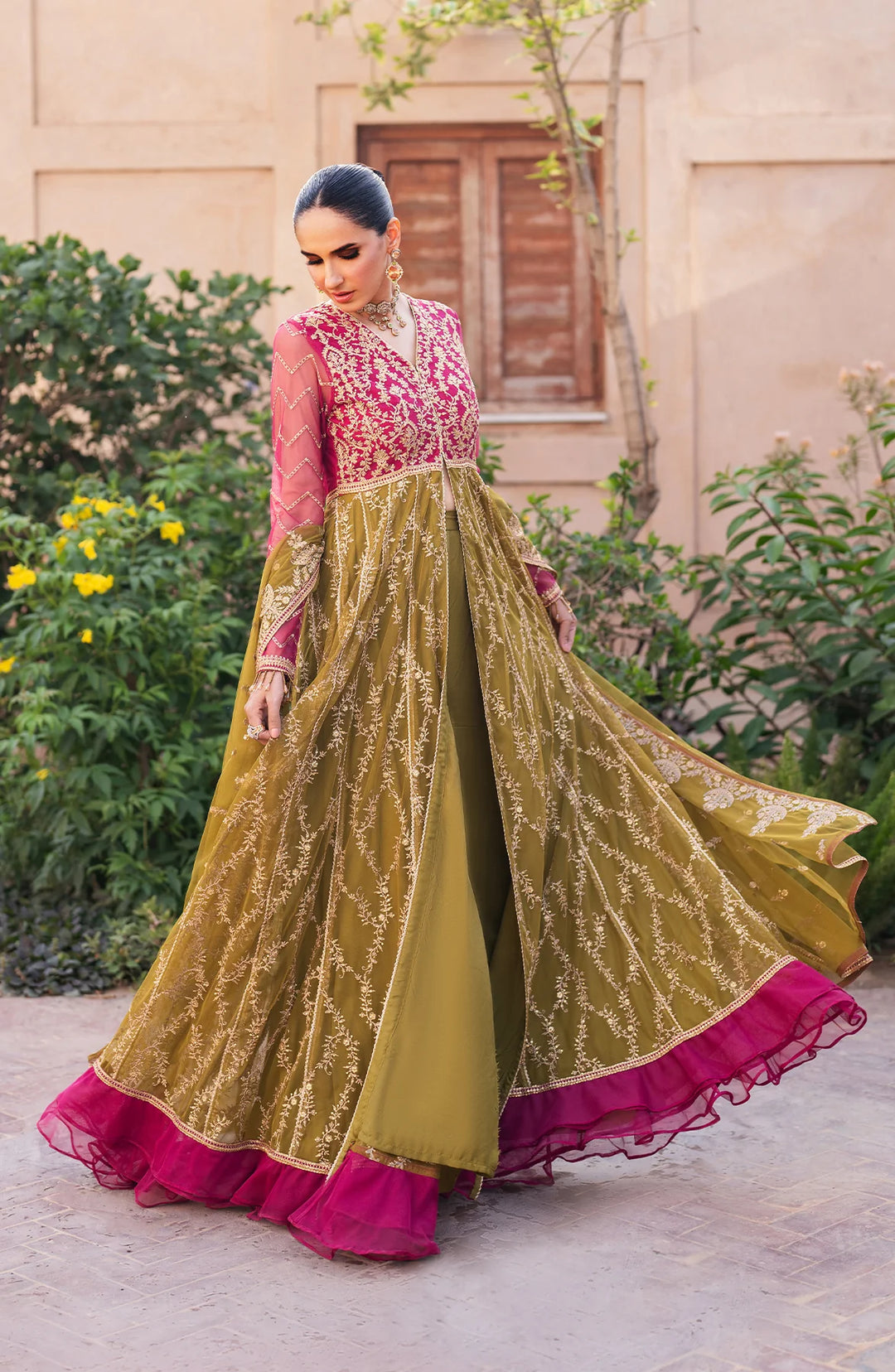 Premium Pakistani Party Dress in Frock Style
