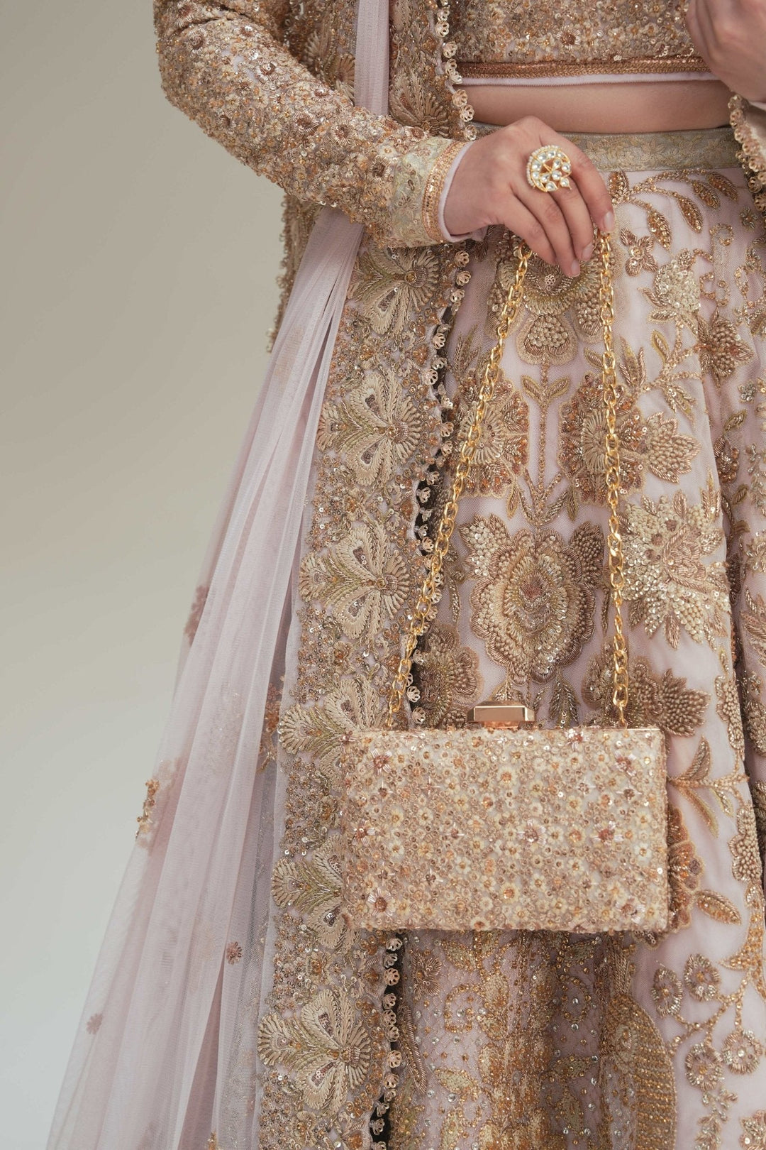 Elegant Pakistani Bridal Lehenga in Choli Style