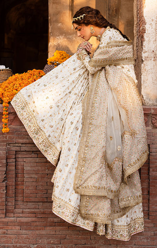 Elegant Pakistani Bridal Gharara Kameez Dress