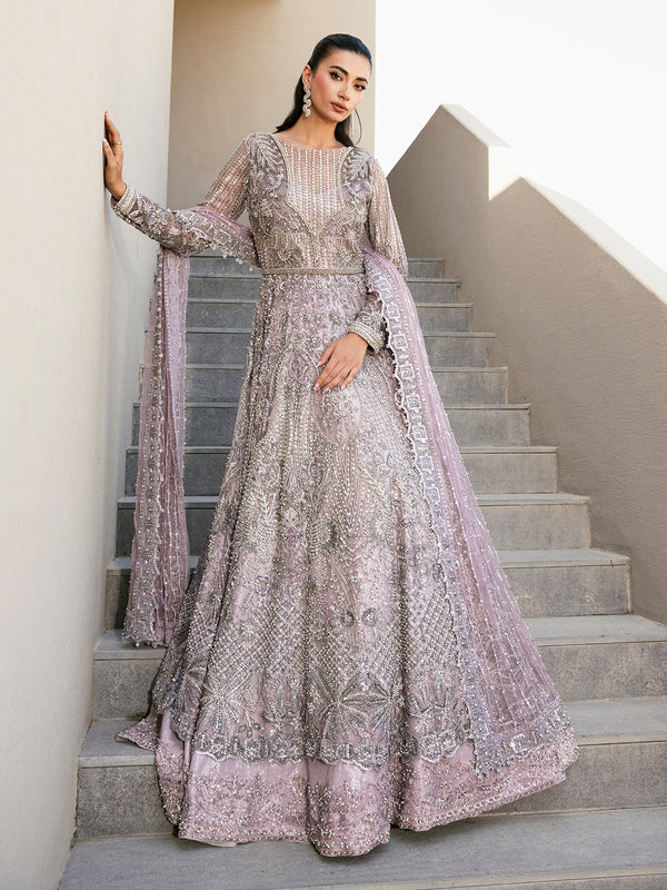 Lavender Pishwas and Lehenga - Premium Pakistani Bridal Dresses