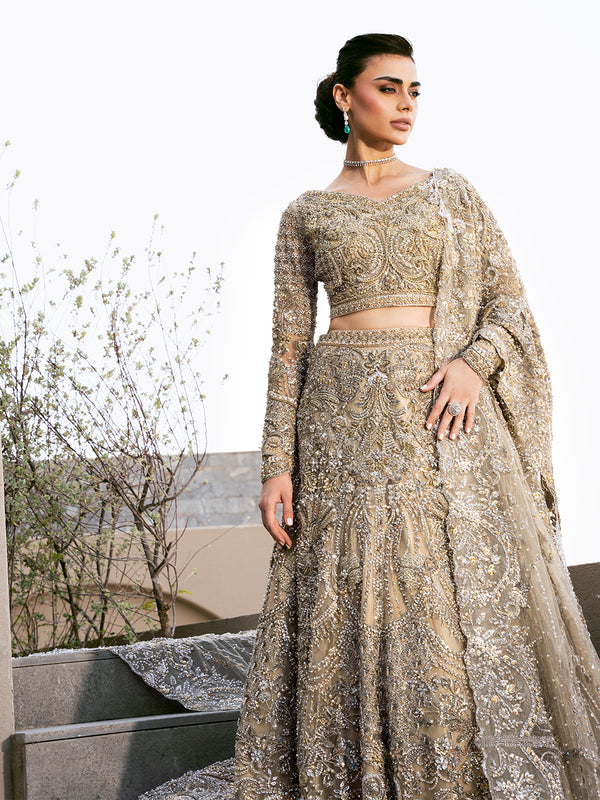 Majestic Pakistani Bridal Lehenga Choli for Weddings