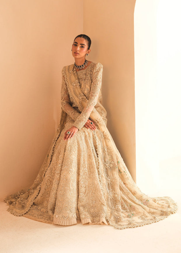 Premium Royal Pakistani Bridal Dress in Shirt and Lehenga Style