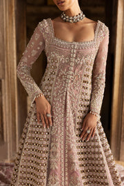 Premium Royal Pakistani Bridal Dress in Wedding Pink Gown Style