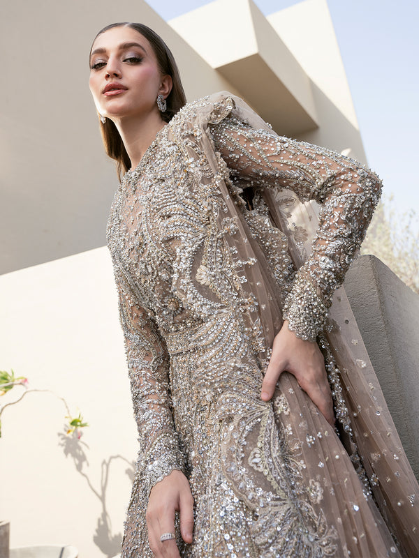 Elegant Royal Pakistani Bridal Dress for Weddings