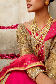 Premium Wedding Lehenga Choli with Embellished Jacket Dress