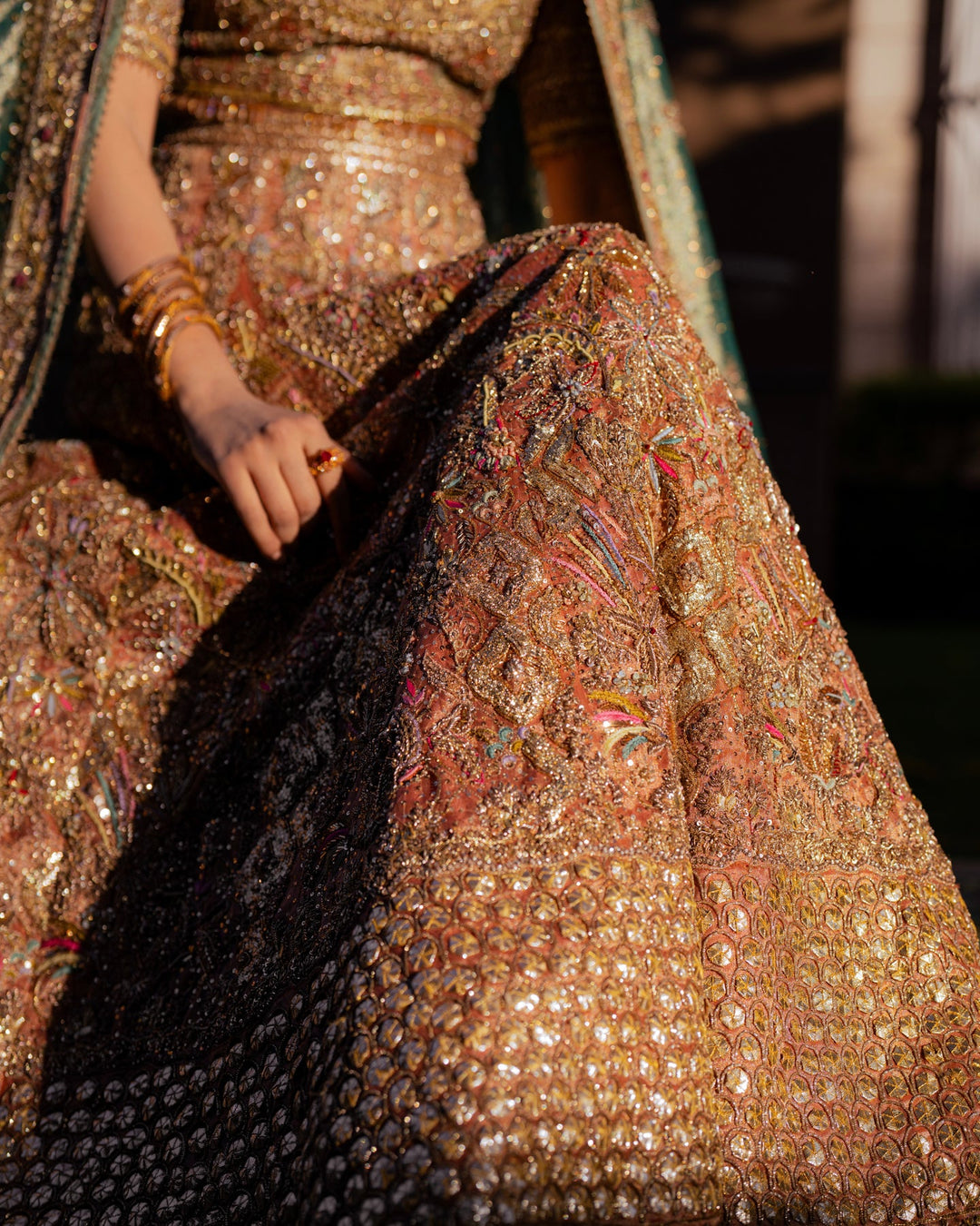 Premium Pakistani Bridal Dress in Lehenga Choli Dupatta Style