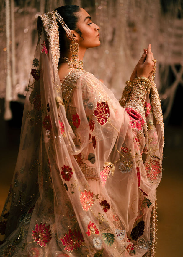 Premium Pakistani Bridal Dress in Lehenga Choli Dupatta Style