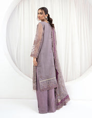 Purple Chiffon Embellished Pakistani Salwar Kameez 2023