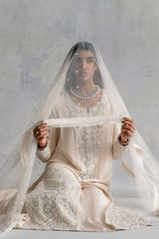 Raw Silk Sharara Kameez Pakistani Wedding Dress