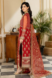 Red Embroidered Pakistani Salwar Kameez with Dupatta Dress