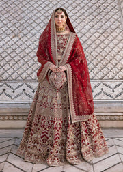 Red Lehenga Choli Dupatta Barat Pakistani Bridal Dress