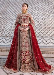 Red Lehenga Choli and Dupatta Barat Pakistani Bridal Dress