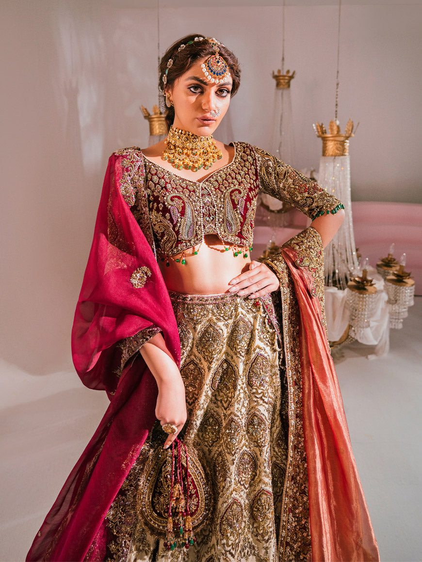 Exquisite Pakistani Bridal Lehenga Choli for Dream Weddings
