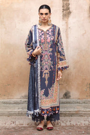 Royal Blue Heavily Embellished Pakistani Kameez Salwar Suit Dupatta