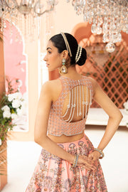 Royal Embellished Choli and Lehenga Pakistani Wedding Dress