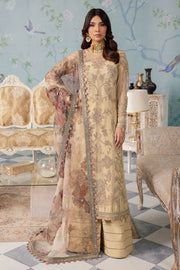 Royal Embroidered Skin Gold Pakistani Salwar Kameez Dupatta Suit