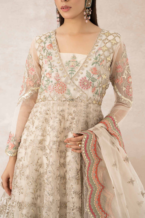 Royal Heavily Embellished Pakistani Party Wear in Frock Style