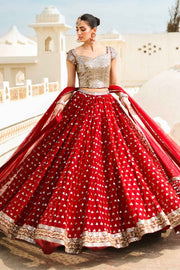 Royal Indian Lehenga Choli and Dupatta Dress for Wedding