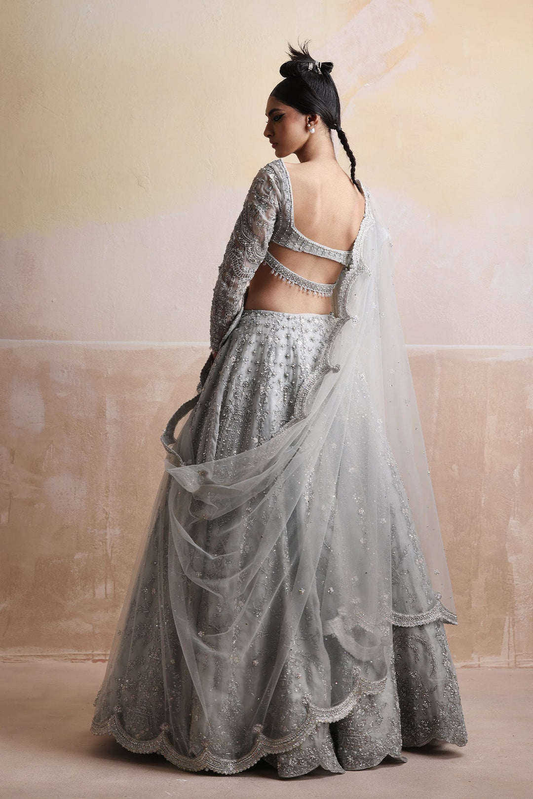 Royal Indian Wedding Lehenga Choli and Dupatta Dress Online