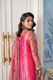 Royal Kameez Trouser Dupatta Pink Pakistani Wedding Dress