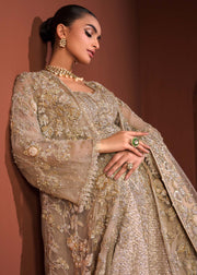 Royal Lehenga Choli Gown and Dupatta Pakistani Bridal Dress
