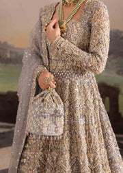 Royal Pakistani Bridal Dress in Classic Gown Lehenga Style