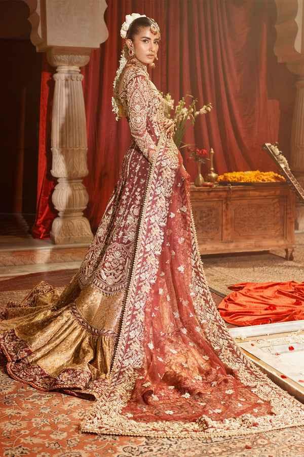 Elegant Pakistani Bridal Dresses - Kameez and Gharara Style