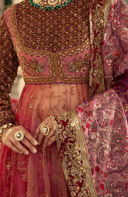Royal Pakistani Bridal Dress in Pishwas Frock Sharara Style