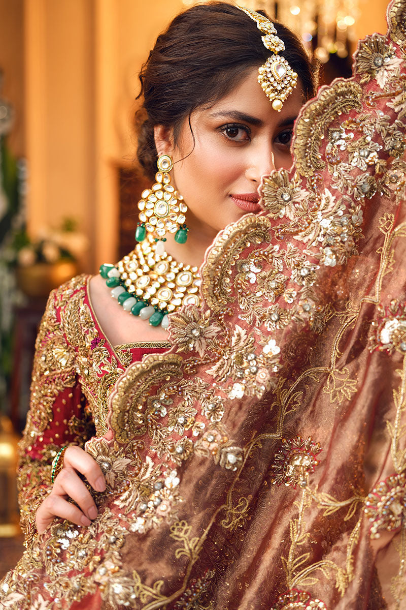 Elevate Your Look with a Red Pakistani Bridal Lehenga