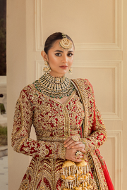 Royal Pakistani Bridal Dress in Wedding Lehenga Choli Style