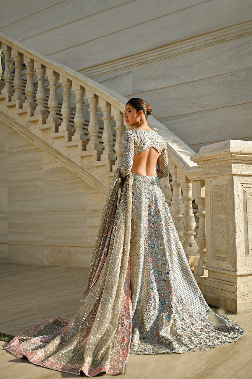 Premium Pakistani Bridal Dresses - Pishwas Frock Style