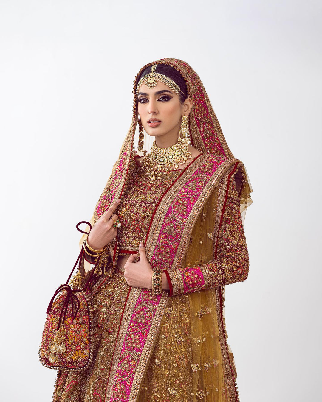Royal Pakistani Bridal Lehenga Choli for Wedding