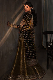 Royal Pakistani Mehndi Dress in Sharara Kameez Dupatta Style