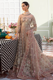 Royal Pakistani Wedding Dress in Long Tail Pishwas Style