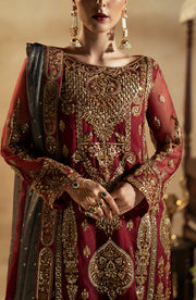 Royal Pakistani Wedding Dress in Premium Kameez Trouser Style