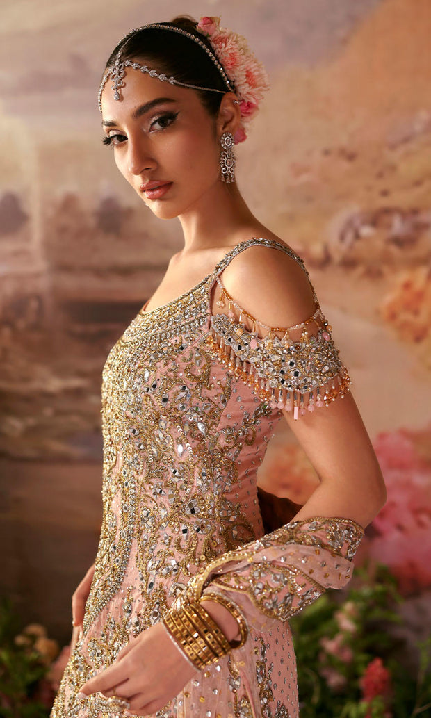 Royal Pakistani Wedding Dress in Salwar Kameez Dupatta Style