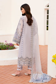 Royal Sky Blue Embroidered Pakistani Salwar Kameez in Schiffli