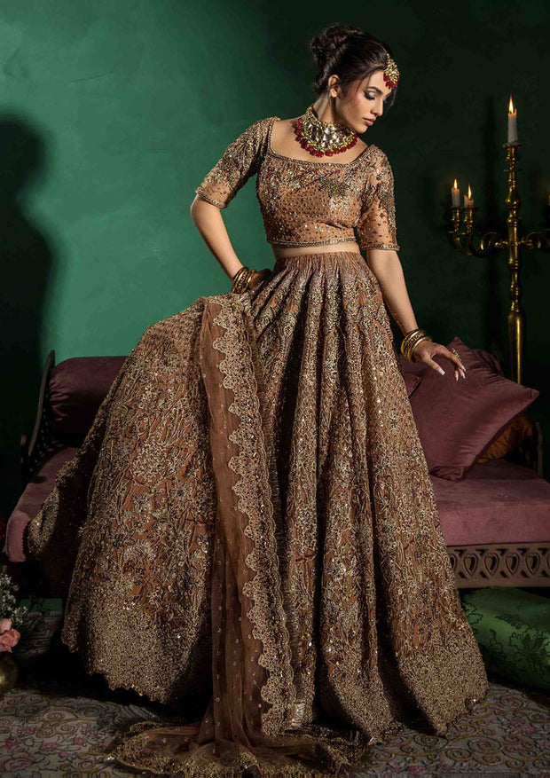 Royal Wedding Lehenga Choli Dupatta Pakistani Bridal Dress